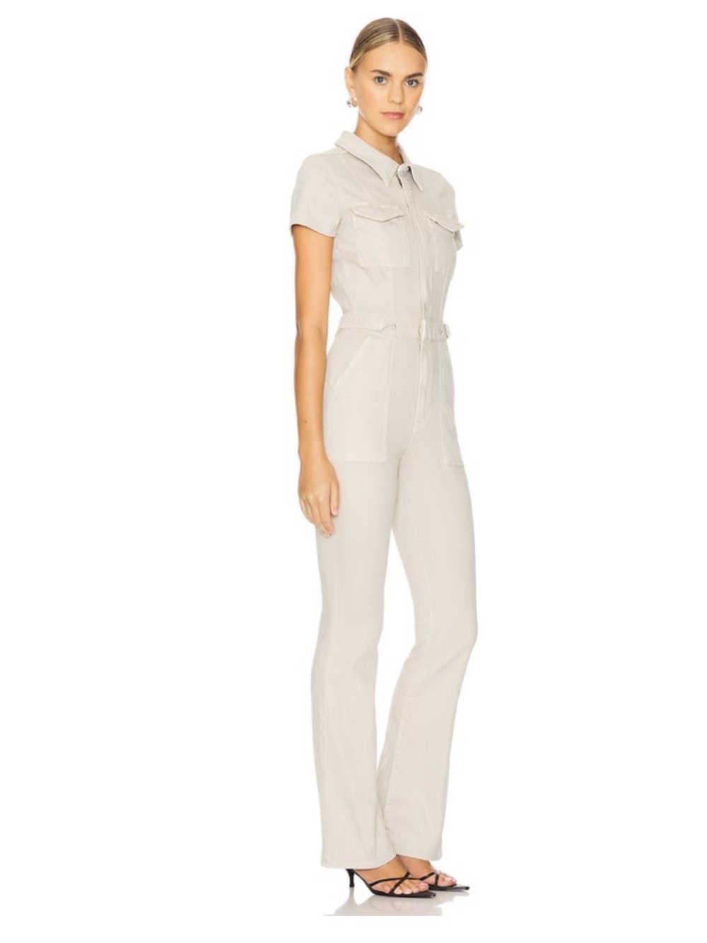 NWT-  Good American Fit For Success Jumpsuit  color : Bone Retail price $169